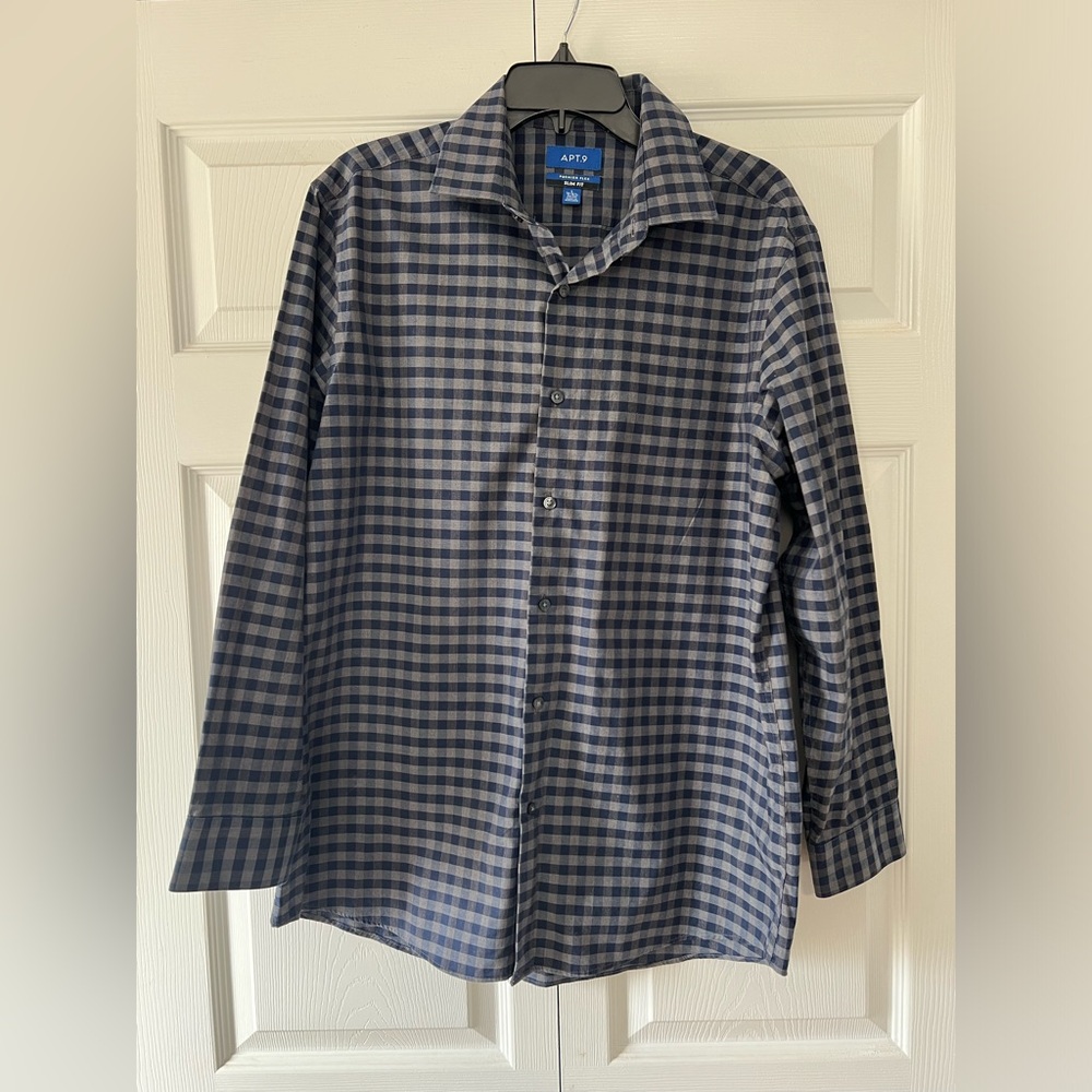 Men's APT 9 Premier Flex "Slim Fit" Large Dress Shirt